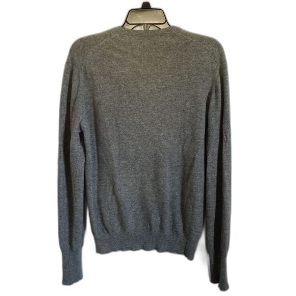 Vintage Peter Scott 100% Cashmere Sweater VNeck Pullover Long Sleeve London 42 L - Picture 2 of 9